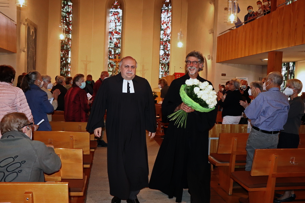 Verabschiedung Pfarrer Siegfried Kühnle Bildrechte; Maria Bloching